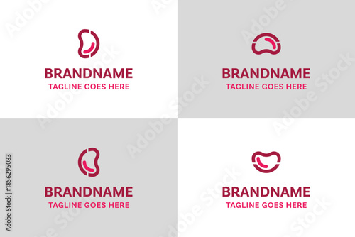 Letters ED CB NW MU Nuts Logo, symbolizing natural energy, growth, and wholesome identity