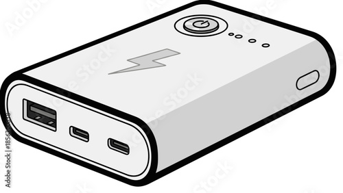 Portable Power Bank with USB Ports 1.