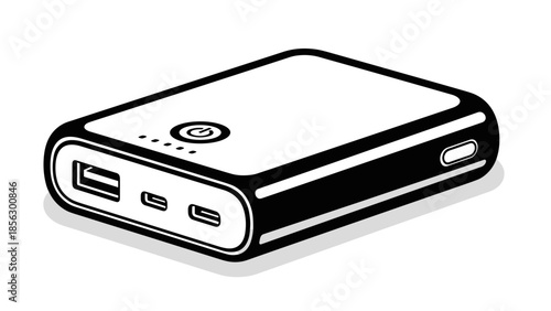 Portable Power Bank with USB Ports.