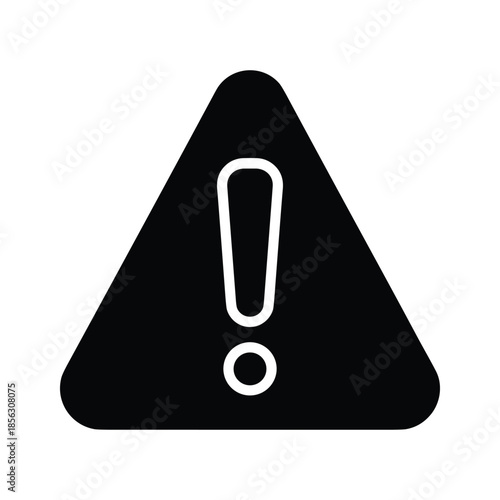Warning sign with exclamation mark