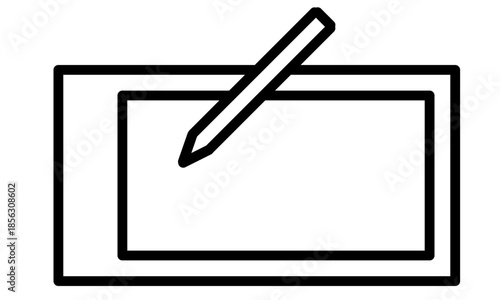 edit page icon on white background