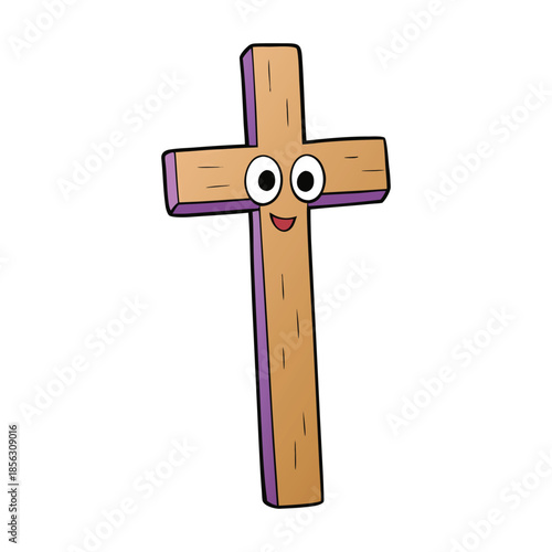 A simple, solemn ash cross marked on the forehead, symbolizing repentance, humility, and the start of Lent in Christian tradition.
