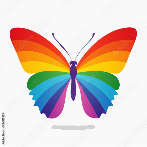 Bunter Schmetterling