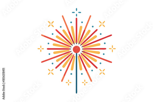 firework burst explosive celebration icon