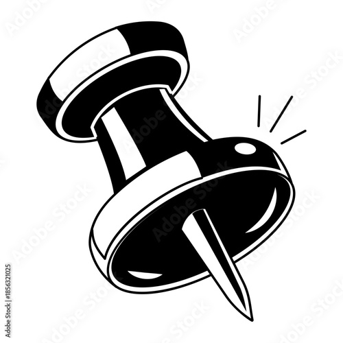 A drawing style illustration representing a camera lens