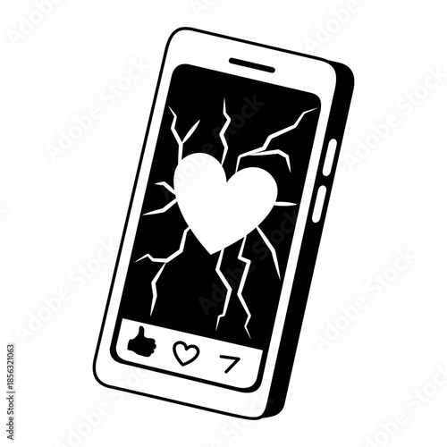 A doodle style illustration depicting a mention symbol
