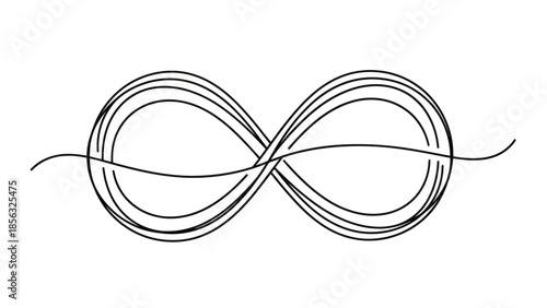 Infinity Symbol Line Art: Love and Connection