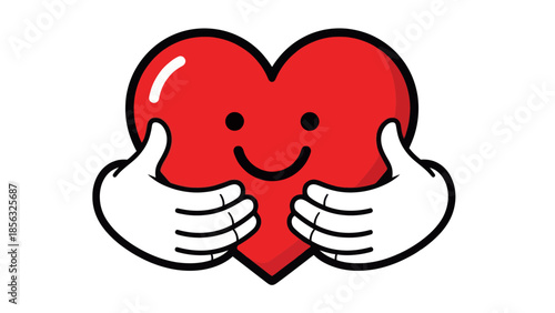 Heart Hug: Self-Love Valentine's Day Concept