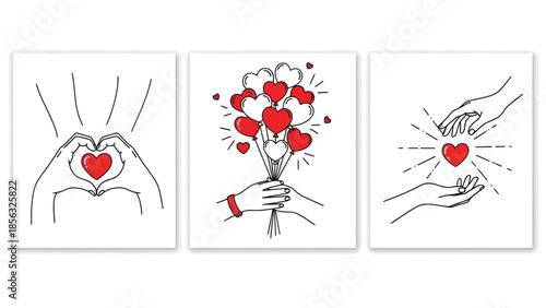 Heart Hands Art Valentine's Day