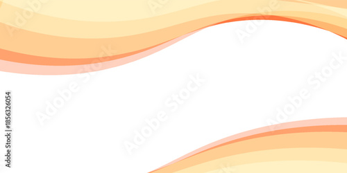 Abstract Warm Orange Wave Background For Design And Presentation Headers abstrack design modern wave footer illustration eps10