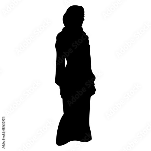 silhouette of a woman