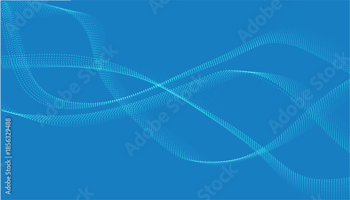 Abstract blue gradient wave backdrop