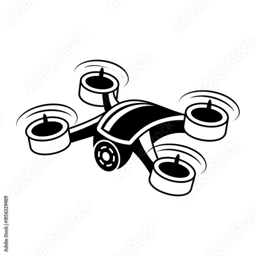 A doodle style illustration depicting an aeroplane
