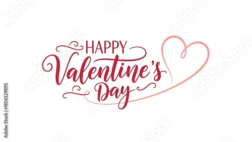 A beautiful gradient pink and red calligraphy spells 