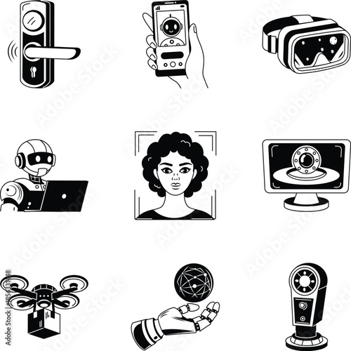 Collection of Artificial Intelligence Drawing Illustrations 
ator Artwork