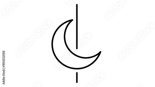 fishing hook vector illustration