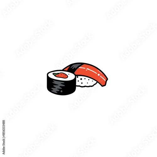 Cute Sushi Cartoon Very Cool
