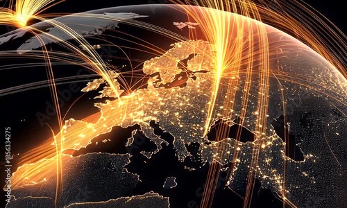 Launching Global Connectivity by Global Network Activity Across Regions