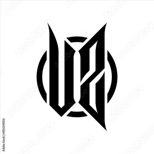 VZ Monogram logo on white background