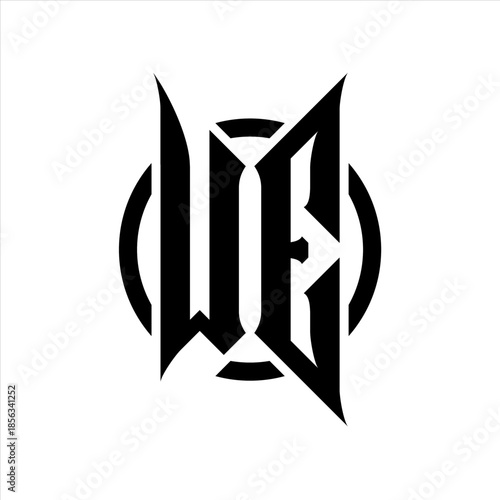 WE Monogram logo on white background
