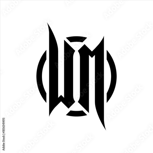WM Monogram logo on white background