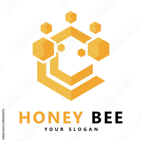 Honeycomb logo icon vector Design