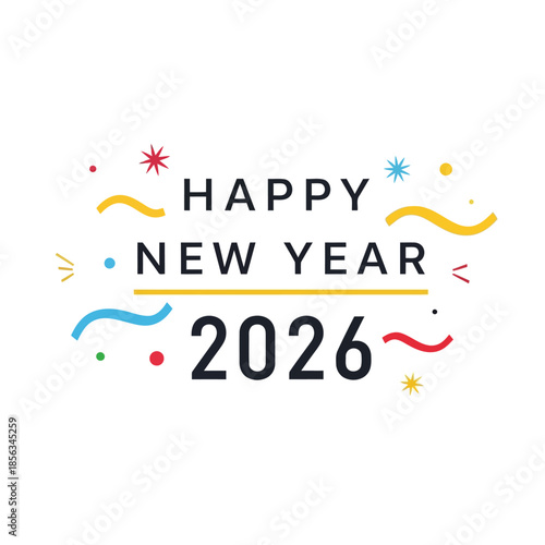 Happy New Year 2026 Celebration with Colorful Confetti and Decorations 3 (4)
