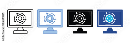  Sync  Icon Set Multiple Style Collection
