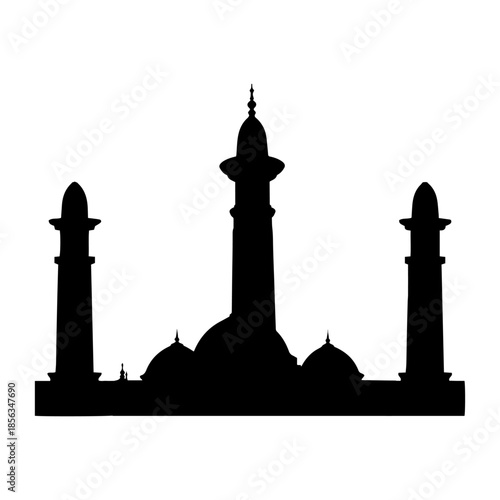 mosque silhouette pack most beautiful mosque