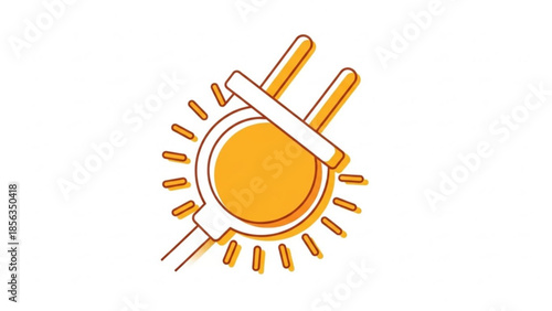 No smoking sign with cigarette crossed out over sun