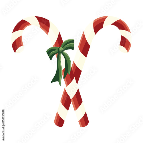 colored christmas candy stick image elements
