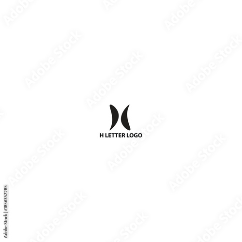 h letter logo idea vector logo design