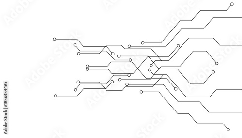 circuit board technology background. future electronics tech concept. movement. vector illustration element