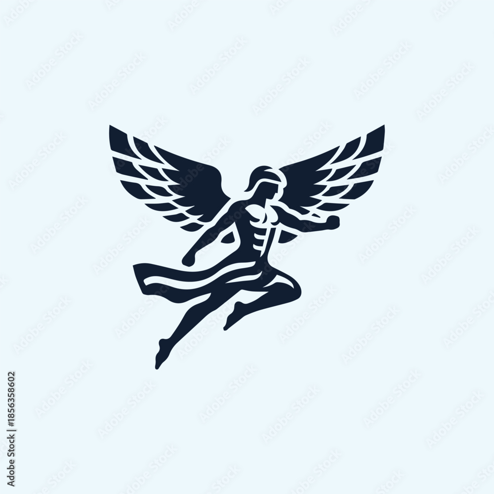 Obraz premium Greek Icarus Logo