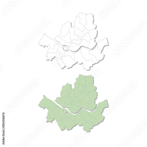 서울지도(위치+한국+땅+지리)