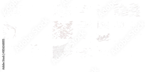 Vintage abstract grunge background featuring black ink splats on a rough textured gray concrete wall surface with a dirty paper grain pattern design