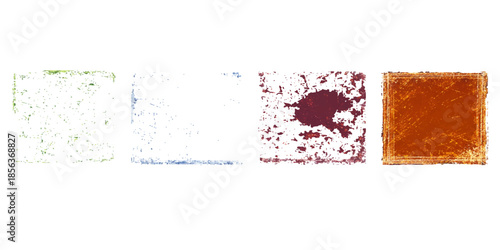 Abstract grunge background vector illustration featuring a watercolor heart pattern with ink splatters and paint stains on a dirty paper texture design