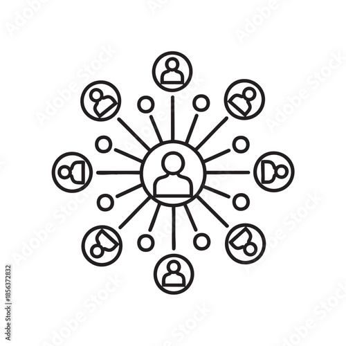 Network of Connected People for Social Interaction and Communication