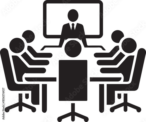 business meeting in a meeting room