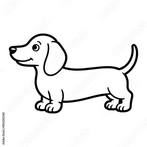 Dachshund Outline