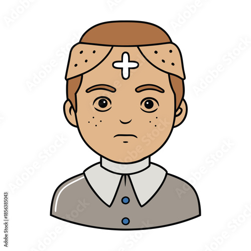 A solemn Ash Wednesday priest marks foreheads with ashes, dressed in robes, guiding reflection, repentance, and the start of Lent in a sacred, humble ritual.
