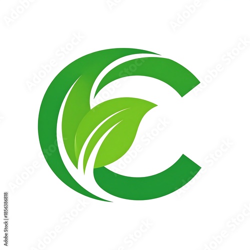 Green initial letter 
