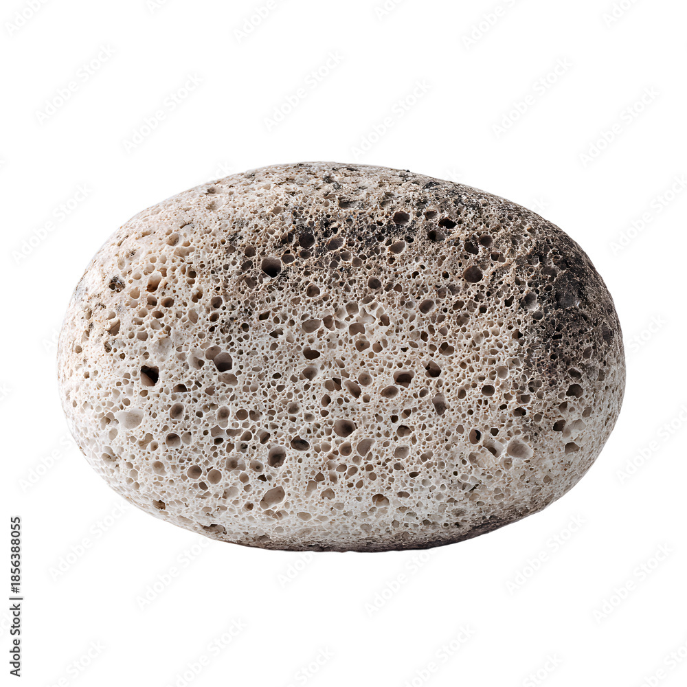 Obraz premium Porous Oval Pumice Stone for Natural Skin Exfoliation