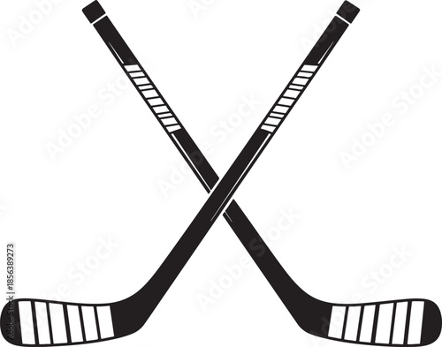 Crossed hockey sticks crossed sticks sports equipment