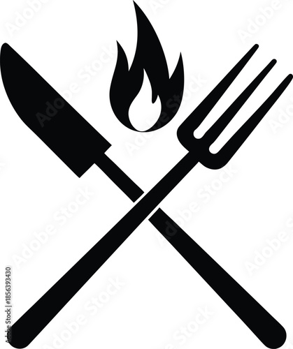 Hot Food Cutlery Icon