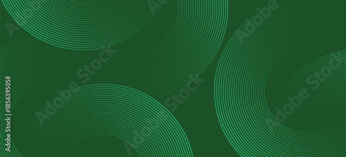 Abstract blue glowing geometric lines on dark blue background. Modern shiny blue circle lines pattern. Futuristic technology concept. Suit for cover, poster, banner, brochure, header, website. eps 10