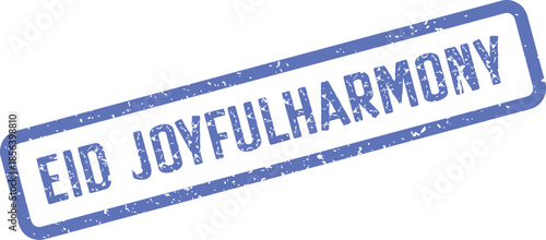 Eid Joyfulharmony stamp communicating collective happiness and spiritual peace for the Islamic holiday