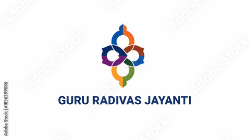 Guru Radivas Jayanti Festival Logo Design.