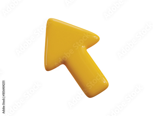 Mouse cursor icon 3d render concept of computer mouse cursor icon vector illustration