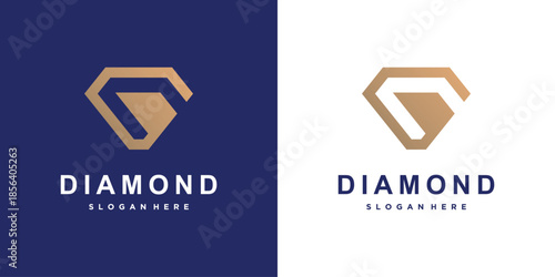 diamond design concept with modern and creative idea
